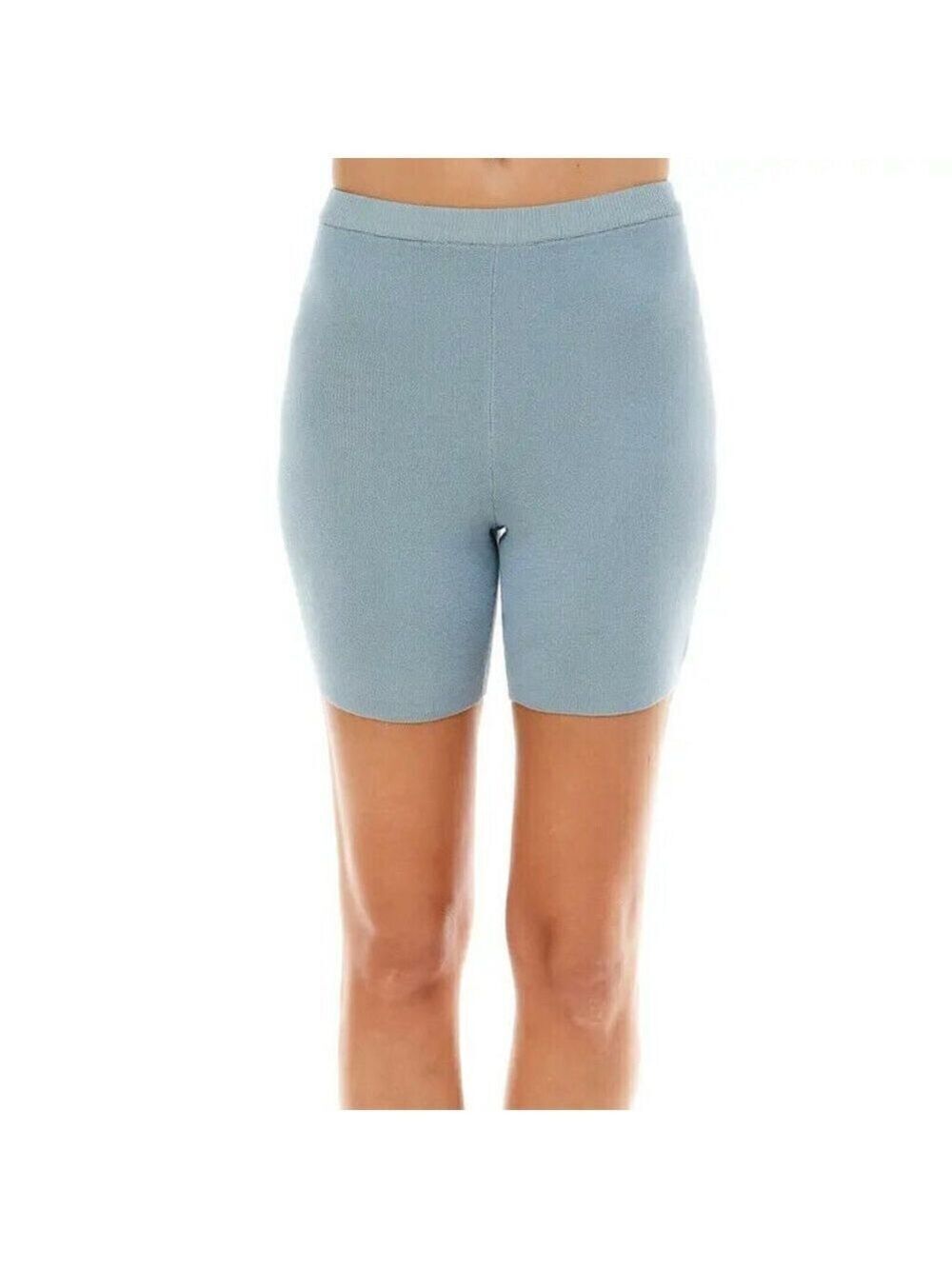 𝅺WAYF Bnwot Womens Blue Knit "Luke" Biker Shorts